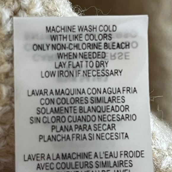 Calvin Klein Women Sweater Size 1X Tan Cowl Neck Pullover Knit Vintage Neutral - Picture 9 of 14